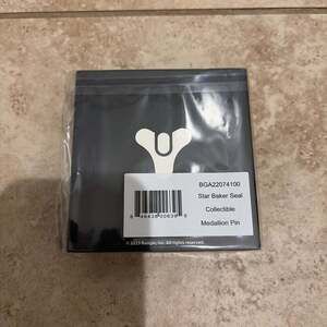 Destiny 2 Star Baker Seal Medallion Pin Collectible (New, Sealed)